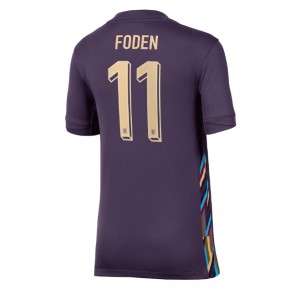 Billiga England Phil Foden #11 Bortatröja Dam EM 2024 Kortärmad